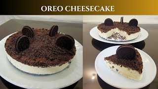 No oven oreo cheesecake recipe  5 easy ingredients oreo cheesecake recipe by  Mek Kitchen [upl. by Ajat308]