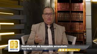 Restitución de inmueble usado  Abogados en su Casa [upl. by Metah]