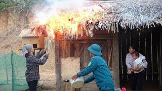 Motherinlaw suddenly appeared and burned down Linh Cas house [upl. by Nivalc6]