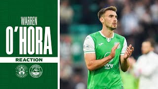 Hibernian 3 Aberdeen 3  Warren OHoras Reaction  William Hill Premiership [upl. by Maxma]