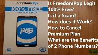 FreedomPop Review  Is it 100 Free Is it a Scam How to Downgrade to Free Plan amp More [upl. by Nittirb]