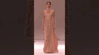 Aviana M walking for Elie Saab Fallwinter 202223 Couture show [upl. by Eibloc]