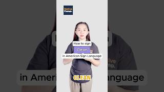 How to sign quotCleanquot in American Sign Language [upl. by Gwennie]