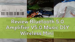 Review Bluetooth 50 Amplifier V50 Music DIY Wireless Mini MP3 Player 12V Car FM Radio Module Supp [upl. by Yttig]