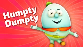 Humpty Dumpty Sat On A Wall 😍  More Popular Nursery Rhymes [upl. by Arriet]