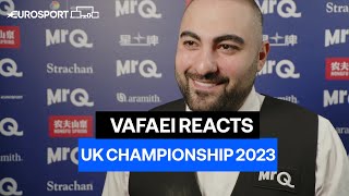 quotI LOST TO MY HEROquot ❤  Hossein Vafaei reacts after his semifinal defeat to Ronnie OSullivan 🎥 [upl. by Hau]