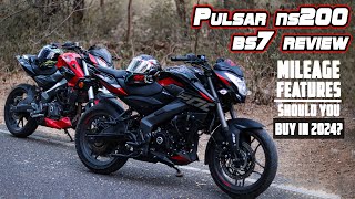 2024 Pulsar Ns200 Bs7 Full Ride Review  Still Better Than Mt15 Duke 200 Apache [upl. by Bello820]