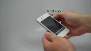 iResQcom Converts a Black iPhone 4 to White  Detailed View [upl. by Abebi994]