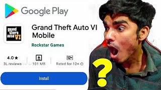 POWER OF GTA 6 MOBILE GAME ON PLAYSTORE  GAME REVIEW IN HINDI [upl. by Druce]