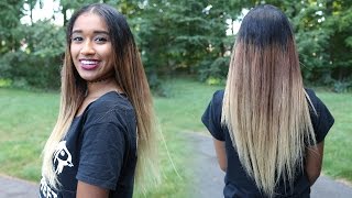 How To Straighten Extremely Curly Hair Tutorial  OffbeatLook [upl. by Masao]