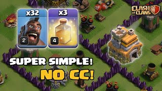 BEST TH7 ATTACK STRATEGY WITH HOG RIDER IN 2024  CLASH OF CLANS [upl. by Braca]