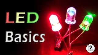 LED Basics  Polarity Forward voltage amp Current rating [upl. by Kendricks]