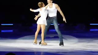 Dancing On Ice Tour 2018 Brianne Delcourt and Sylvain Longchambon Glasgow 8418 [upl. by Adnarem]