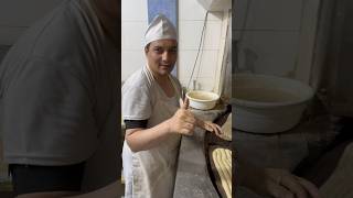 Iranian tafton bread in a spinning wheel shortsvideo bread [upl. by Mercorr396]