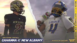 Ground Game Pushes Gahanna Past New Albany 🏈 [upl. by Erdnassak]