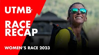 UTMB 2023  Womens race recap [upl. by Getraer385]