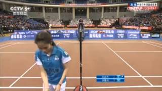 2014125  WS  Li Xuerui vs Ratchanok Intanon  China Badminton Super League [upl. by Atil]