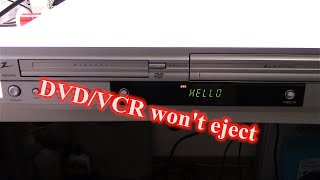 DVD  VCR Tray Fix Wont Eject [upl. by Sapowith660]