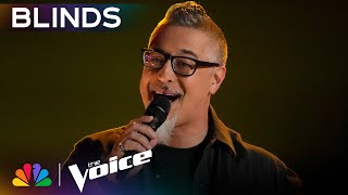 Hopeful Family Man Gives the Coaches a Moment They Wont Forget  The Voice Blind Auditions  NBC [upl. by Ettenil]