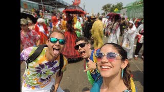 MI PRIMERA VEZ en el carnaval de Barranquilla 😱 BATALLA DE FLORES [upl. by Nasus]