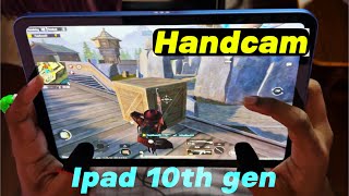 iPad 10th Gen BGMI HANDCAM 🔥BALANCEEXTREME 🔥BGMI TEST GAMEPLAYGYRO SENSITIVITY4 FINGERS CLAW [upl. by Edrock]