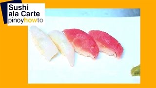 Sushi a la Carte Road House Hotel GenSan  Pinoy How To [upl. by Aivin29]