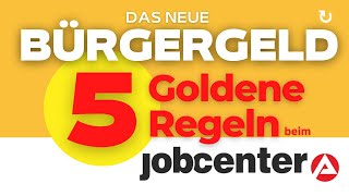 Probleme mit Jobcenter 5 Goldene Regeln helfen Dir weiter [upl. by Errick]