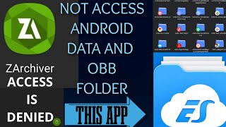 HOW TO FIX Access is denied in ZArchiver  How to OpenAccess Android data amp obb in Android 1112 [upl. by Hadleigh]