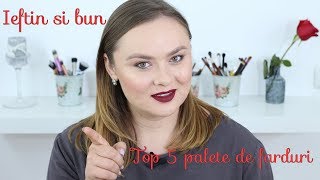 Ieftin si bun  Top 5 palete de farduri [upl. by Oona128]