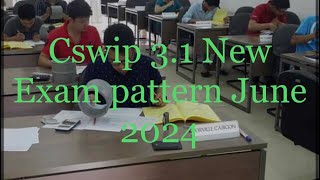 Cswip 31 New Exam Pattern 2024 [upl. by Jemmie]