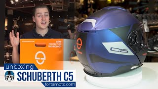 Unboxing the new SCHUBERTH C5 amp SC2  FortaMotocom [upl. by Langsdon]