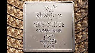 RheniumOne of the rarest metals on Earth [upl. by Aeli]