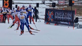 Engadin Skimarathon 2023 [upl. by Nerua]