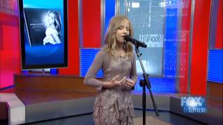 Jackie Evancho Fox and Friends Singing Reflection After The Show Oct 5 2012 [upl. by Belldame]