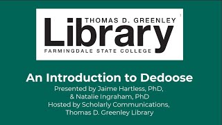 An Introduction to Dedoose [upl. by Sherr]