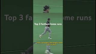 Baseball farthest home runs [upl. by Junette]