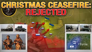 Zelensky Rejects Christmas Ceasefire🎄❌Russia Keeps Its Bases In Syria🛡️🏢 Military Summary 20241212 [upl. by Iaj860]