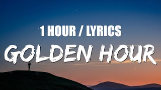 JVKE  Golden Hour 1 HOUR LOOP Lyrics [upl. by Elamrej755]