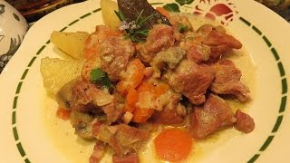 Mon SAUTÉ DE VEAU à la crème viande fondante   Mère Mitraille  Gourmandises TV [upl. by Walkling]