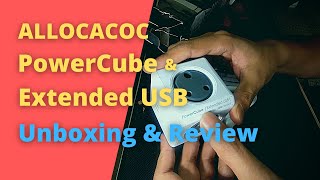 Allocacoc Powercube Extended USB Power Extension Unboxing and Review [upl. by Melvena]