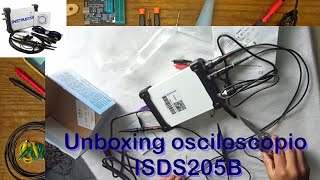 Unboxing osciloscopio INSTRUSTAR ISDS205B español [upl. by Lynnet]