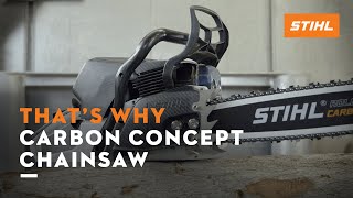 STIHL Carbon Concept chainsaw  Incredible – not impossible  Thats why [upl. by Nelrsa]