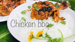 Chicken BBQEasy to make সবাই বানাতে পারবে এই চিকেনের বার্বিকিউ  Fairuz’s cafe’ [upl. by Enihpets]