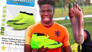 I Bought the WORST Rated Football Boots On Ebay [upl. by Asinla]