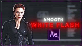 How to make a Smooth WHITE FLASH transition  After effects tutorial [upl. by Ahsemit]