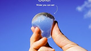 Ooho The Edible ‘Bottle’ Could Change The Way We Drink Water [upl. by Ayyn]