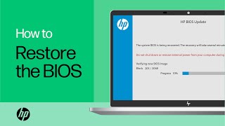 Restore the BIOS on HP Computers with a Key Press Combination  HP Computers  HP Support [upl. by Rehpitsirhc522]