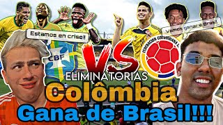 CRISE EN BRASIL CORRE GRAVE RIESGO DE PERDER ANTE COLOMBIA SERAAA¿ [upl. by Nilhtac]