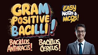 Gram Positive Bacteria Bacillus anthracis  Easy Notes amp MCQs for MBBS NEET PG INICET  Dr Bala [upl. by Orlina]