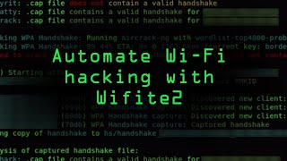 Automate WiFi Hacking with Wifite2 in Kali Linux Tutorial [upl. by Durrace]